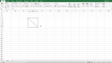 Hướng dẫn cách tạo đường kẻ chéo trong ô Excel