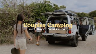Celebrating 12 years together camping along the California ocean coast
