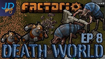 FACTORIO 0.17 DEATHWORLD with P0ober EP8 | IS JD A BOND VILLAIN?