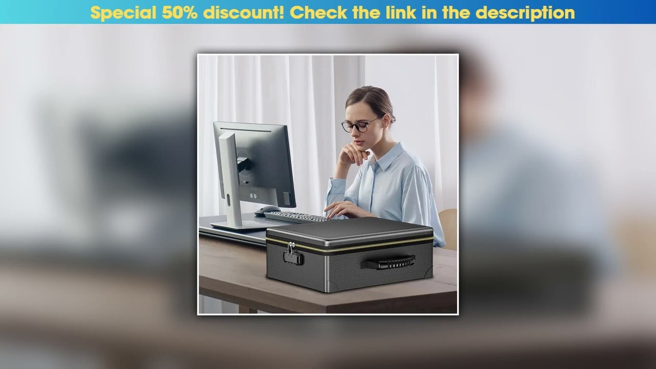 Discount Fireproof document box, hard-shell fireproof box, multi-layer insulated fireproof and wate