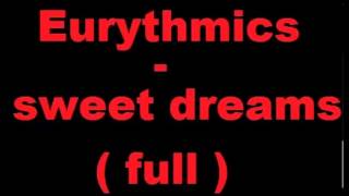 Instrumental Eurythmics - sweet dreams (full version) chords