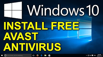 ✔️ Windows 10 - Free Avast Antivirus - How to Install Free Antivirus for Windows 10