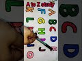 A to O Alphabet | ABC Learning for Kids | #shorts