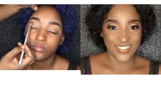 soft glam!  Makeup tutorial brown skin 🌹Vinn aprann makiye 👌 screenshot 1