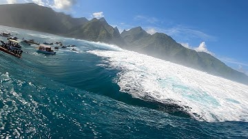 POV RAW CLIPS XXL TEAHUPO’O PADDLE SESSION!