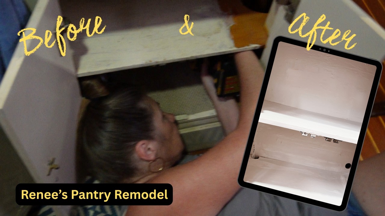 Her FIRST SOLO PROJECT! She Spent $0 & No One Got Hurt-Renee’s Sailboat Galley UPGRADE