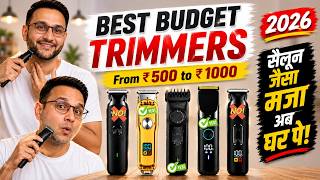 Best Trimmers Under ₹500 & ₹1000 in India 2026✅Best Budget Trimmer for Men under 1000