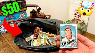 I PAID $50 FOR VINTAGE SPORTS CARDS COLLECTION AT GOODWILL!