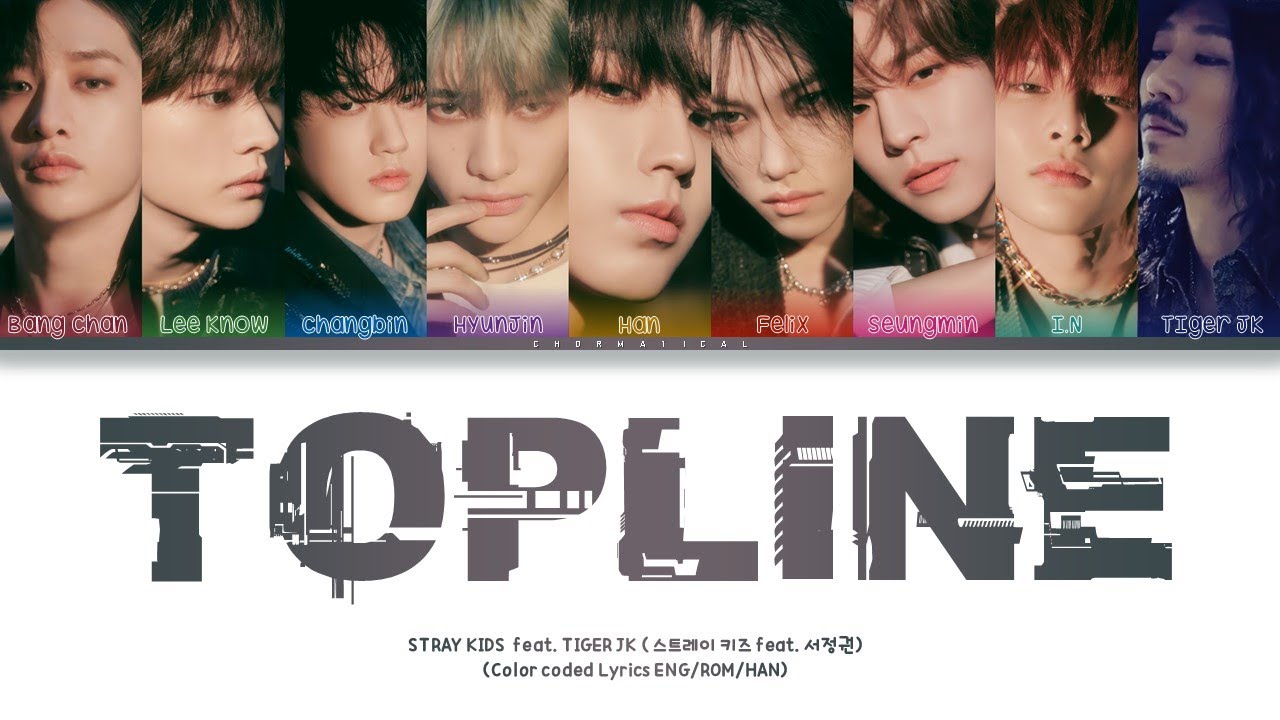 Stray kids topline текст. Topline Stray Kids. Topline feat. Tiger JK. Topline (feat. Tiger JK) Stray Kids. Цвет Stray Kids.