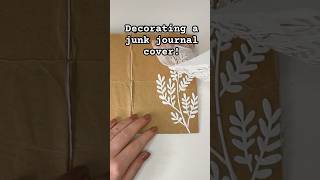 Easy technique for junk journal covers! ✨