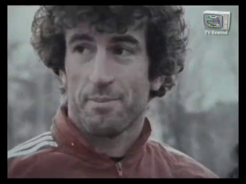 Voetbal 80 met o.a. Johan Cruijff, Frank Kramer en Harry Vermeegen 1983.