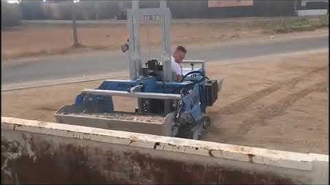 Máy sàng cát bãi biển, máy làm sạch bãi biển