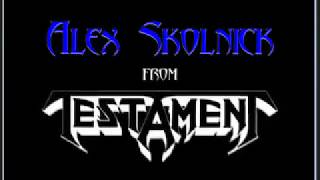 Alex Skolnick How to Play the Solos TESTAMENT