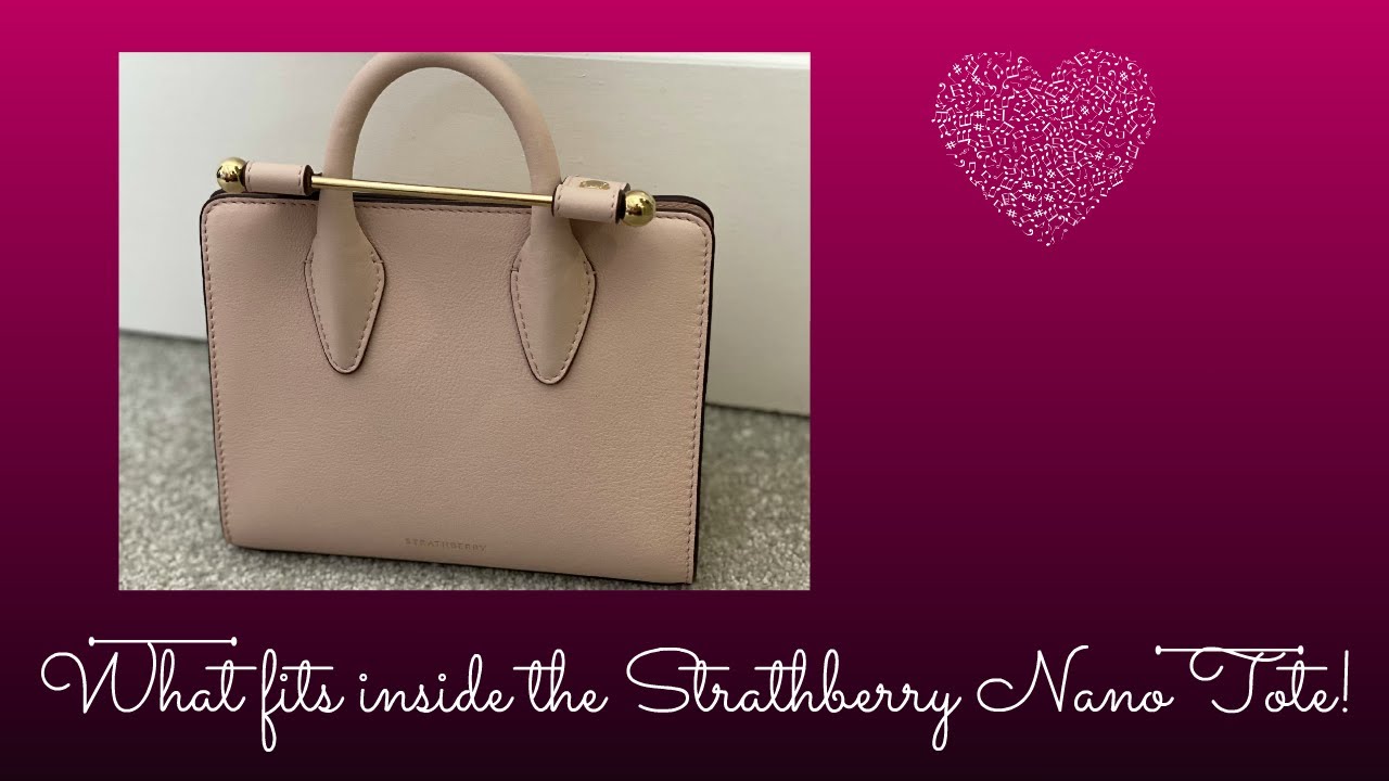 Strathberry Leather Nano Tote Bag