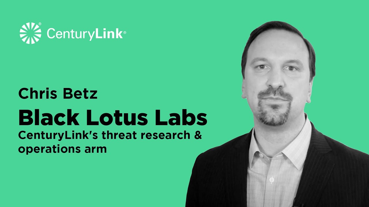 CenturyLink CSO on the mission of Black Lotus Labs - YouTube