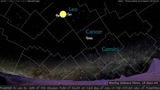 September 3, 2023. The 23Rd Day Of The Leo Sun, 12023.