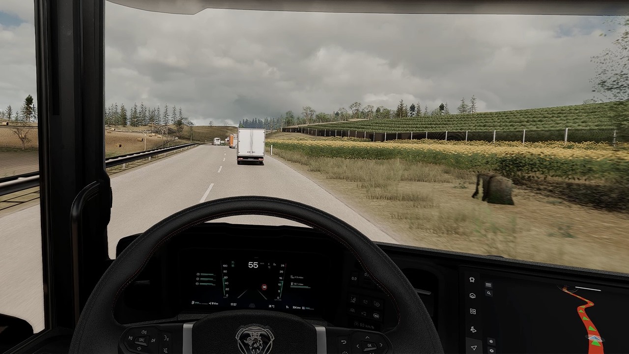 ⛅ ETS2 | Snowymoon & Project Next-Gen | RESCALE: PURE ReShade +Scania | S 590 V8 | Paris to Brussels