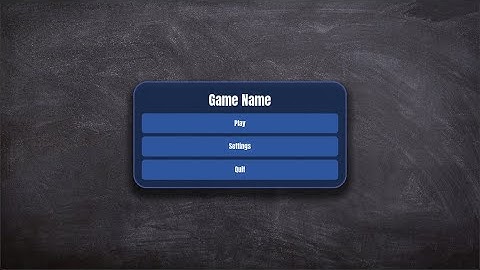 Main Menu (Godot 4)