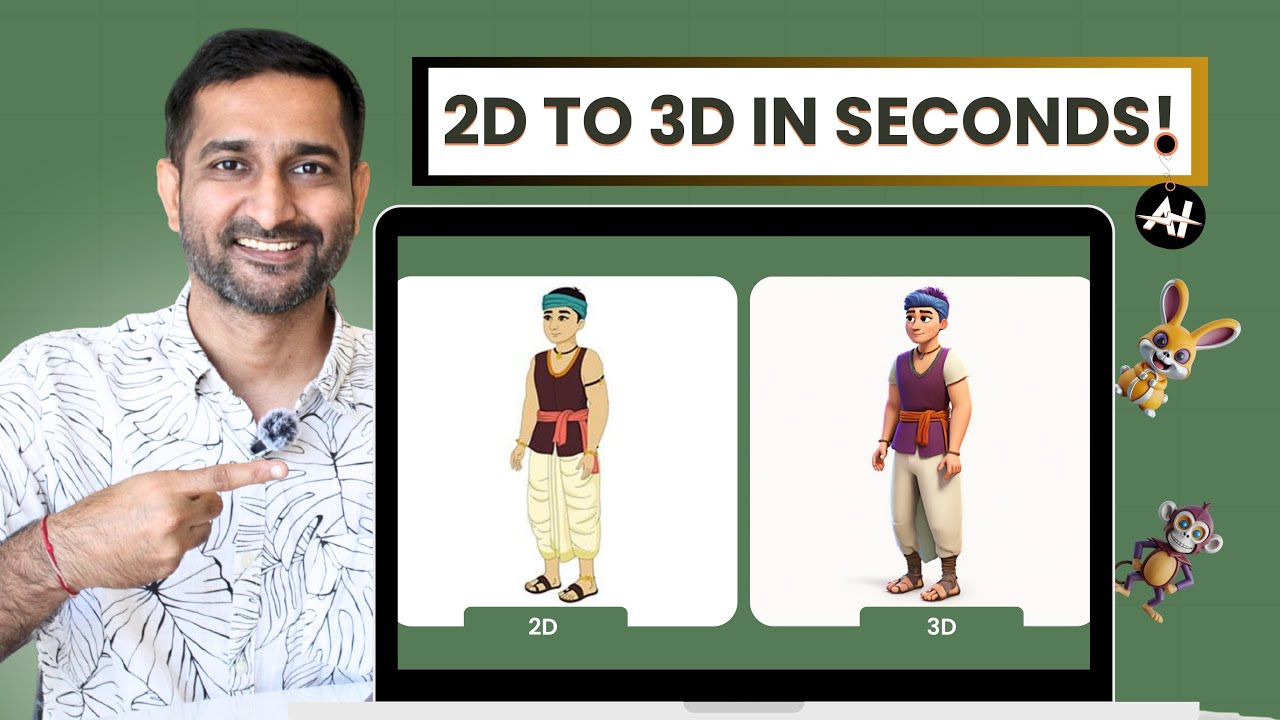 Convert 2D Images to 3D in Seconds with AI! (Easy & Free) | Dzine AI ...