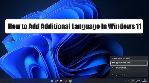 How to Add Additional Language In Windows 11