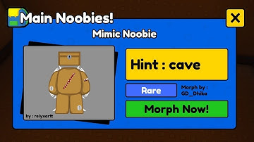 How to get the MIMIC NOOBIE in Roblox Find the Noobies!