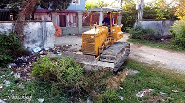 Amazing New Project LANDFILL DELETE TRASH By Driver KOMATSU D31P DOZER Pushing SOIL & Truckload SOIL