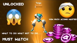 Tengu 🦀 unlock how much acoins wasted #mecharena #tengu #neutralmanmecharena #warrobots