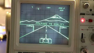 I built a scopetrex! Vectrex games on my old oscilloscope