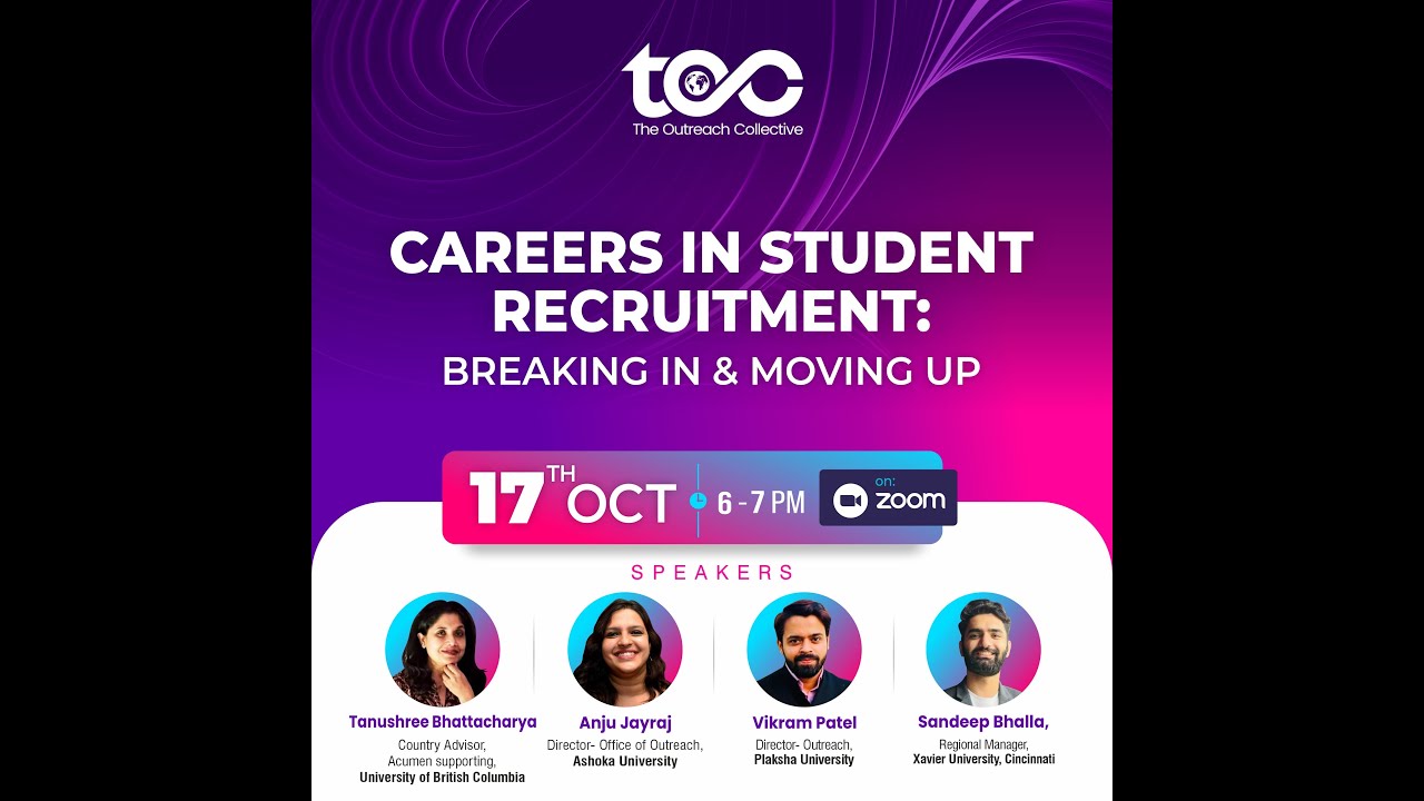 Careers in Student Recruitment: Breaking in & Moving Up?