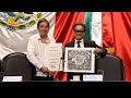Firma del convenio entre la Cámara de Diputados de México y el Instituto Cervantes