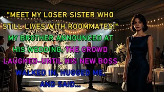 My Brother Called Me a Failure at His Wedding… Then His New Boss Walked In