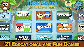 Third Grade Learning Games - App Preview (2019) screenshot 2