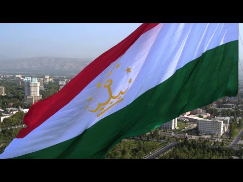 Строительство флагштока Государственного флага Республики Таджикистан (как это было)
