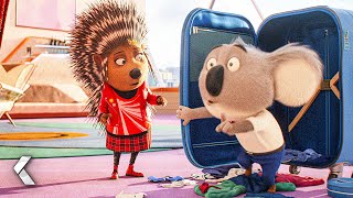 SING 2 Movie Clip - Buster Hides In A Suitcase (2021)