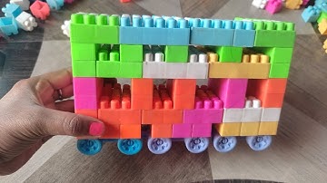Satisfying DIY BUS 🚌 ASMR building blocks/block game/ Lego block #asmr#asmrsounds #buildingblocks