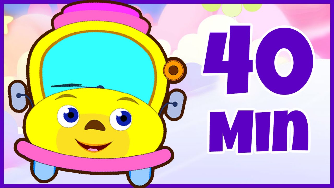 Wheels On The Bus Go Round and Round Nursery Rhymes Collection for