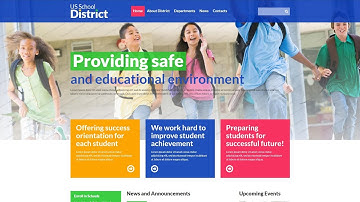 University Responsive Website Template - 49137