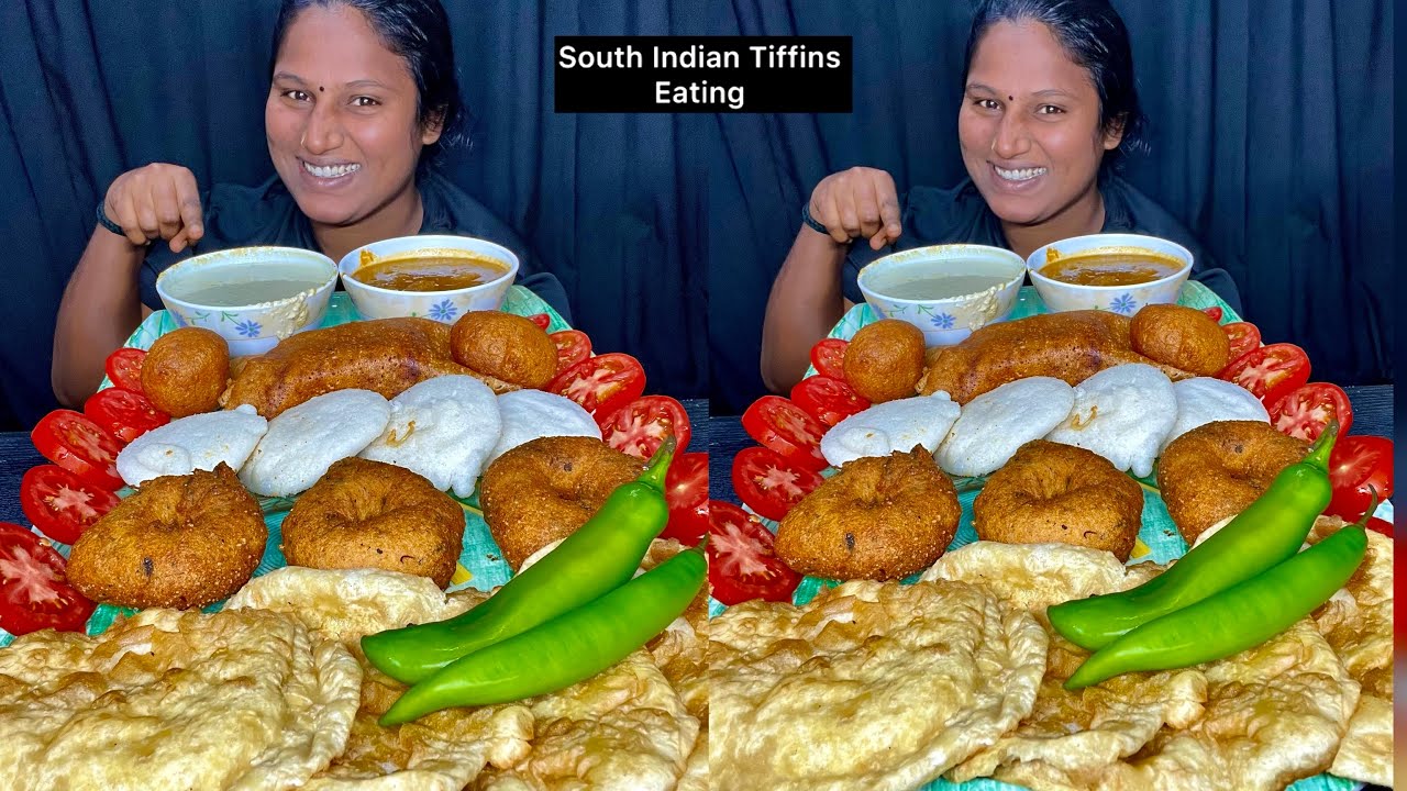 South Indian Tiffins Eating Challenge | Video 209