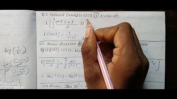 Integration from 0 to t {[(e^(t).sint)/t].dt} || B.S Grewal Example:-21.16 Question number:-04
