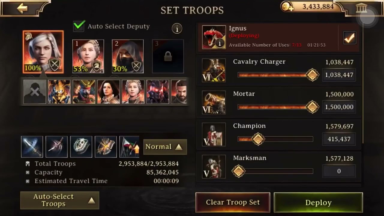 Iron throne Alliance death match ADM P M THB