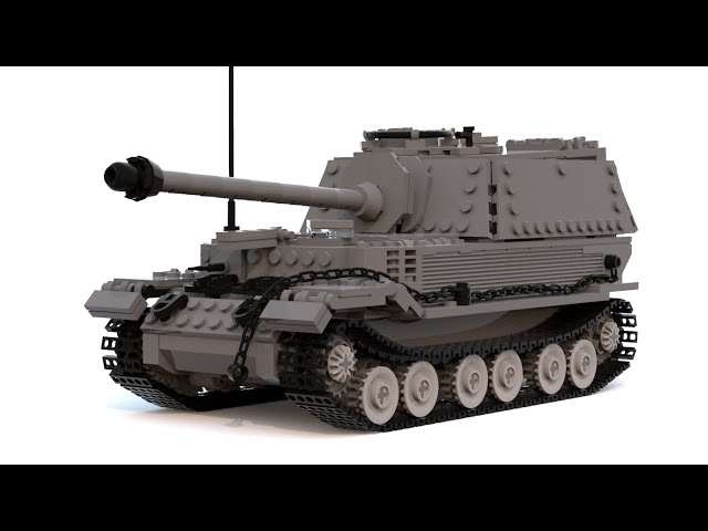 LEGO® tank custom instructions Elefant