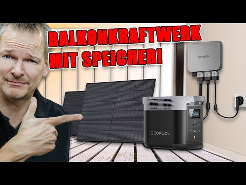 BALKONKRAFTWERK mit SPEICHER? ECOFLOW POWERSTREAM | Solar Expert Talk & Vorstellung