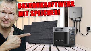 BALKONKRAFTWERK mit SPEICHER? ECOFLOW POWERSTREAM | Solar Expert Talk &amp; Vorstellung