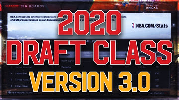 NBA 2K20 - 2020 NBA Draft Class (Version 3.0) (Realistic Faces) (PS4)