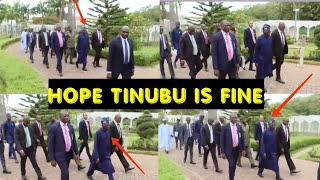 This Video Of Tinubu Heading To Show That He is Healthy and Fit Will Leave You Worry.