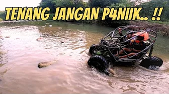 WHEN A CHILD INVITES A FRIEND TO GO INTO THE RIVER ON A BUGGY