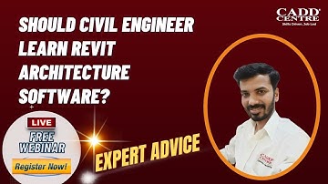Should Civil Engineer Learn Revit Architecture Software [English]?@DesignStudioInst