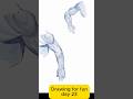 drawing for fun day 23 #art  #fun #drawing #animesketch #sketch #anatomy  #animeart #sketch