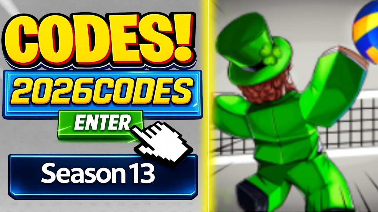 NEW CODES ROBLOX VOLLEYBALL LEGENDS CODES 2026 VOLLEYBALL LEGENDS 