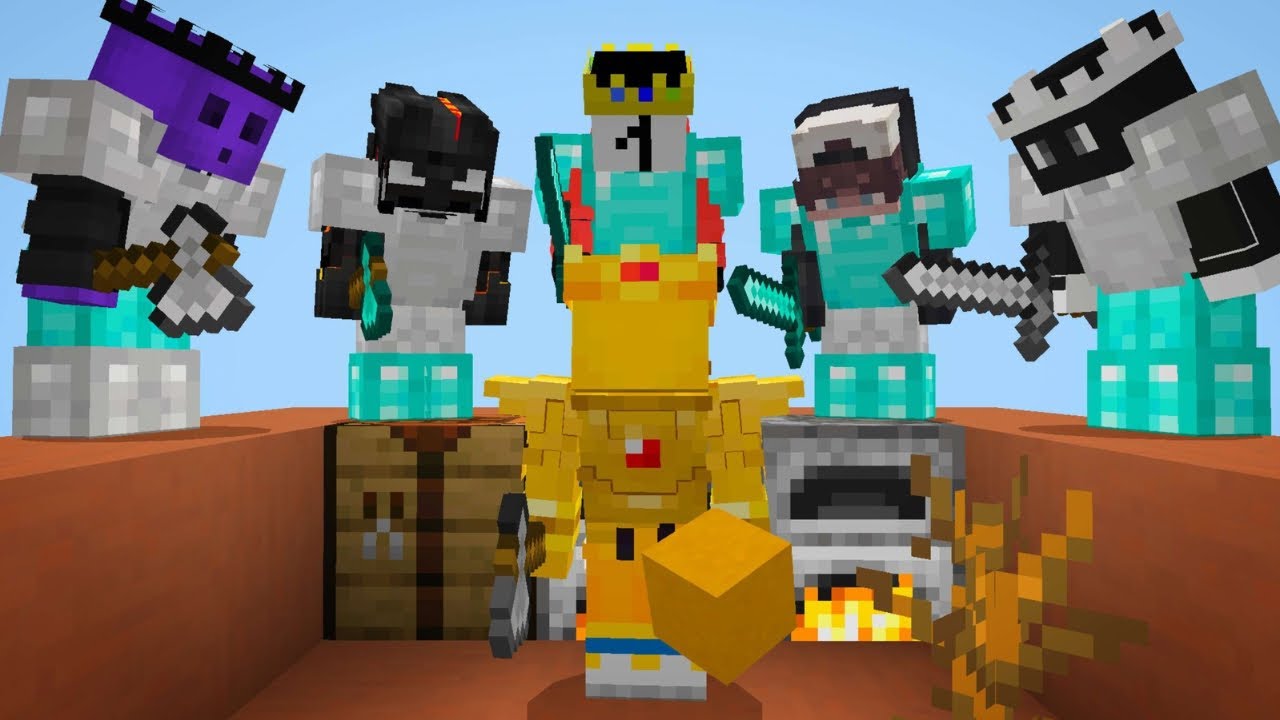 Minecraft Sky Limit Speedrunner VS 5 Hunters - YouTube